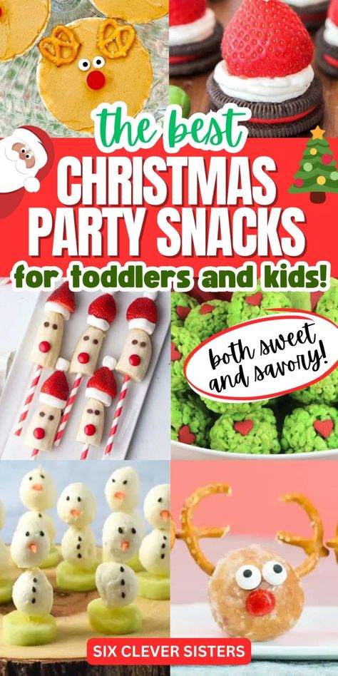 Healthy Christmas snacks and festive treats for the holiday season | food for Christmas parties for kids of all ages Christmas Snacks For Kids, Easy Christmas Snacks, Christmas Snack Ideas, Gluten Free Christmas Treats, Christmas Snack Recipes, Kids Christmas Treats, Christmas Snacks Easy, Healthy Christmas Snacks, Christmas Party Snacks