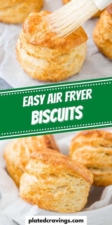 Air Fryer Biscuits, Frying Recipes, Baking Powder Biscuits, Air Fryer Recipes Dessert, Oat Meal, New Air Fryer Recipes, Air Fryer Recipes Snacks, Easy Biscuit Recipe, Apron Sewing