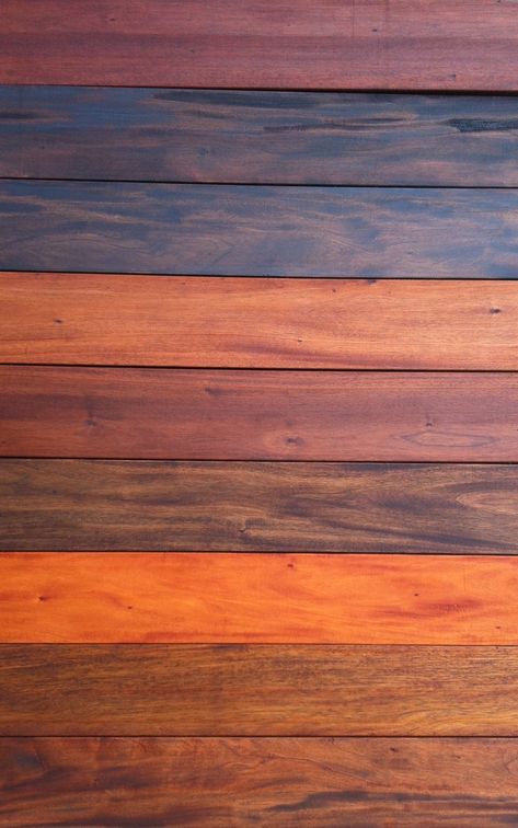 9 different stains on Genuine Mahogany.  To Learn more or order our mahogany products call 905-655-3939 or sales@greenworldlumber.com Mahogany Wood Projects, Wood Stain Color Chart, Mahogany Deck, Mahogany Wood Stain, Mahogany Decking, Wood Jig, Brick Decor, Green World, Woodworking Bed