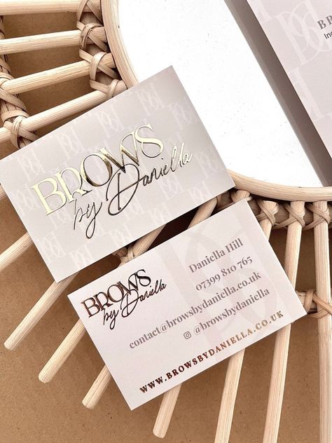 Brows Beauty Business Cards #logodesignconcep Business Card Design Lashes, Business Card Nails Salon, Nail Business Cards Design, Brows Business Cards, Logo Card Design, Microblading Business Cards, Eyebrow Business Cards, Brow Business Logo, Brow Business Cards