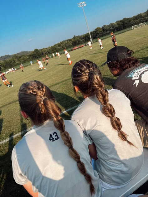 Lax Hairstyles, Lax Hair, Lacrosse Hair, Gameday Hair, Game Day Hairstyles, Tennis Hairstyles, Football Hairstyles, Basketball Hair, Tennis Hair