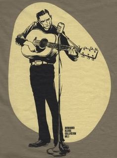 Johnny Cash Tattoo, Johnny Cash Art, John Cash, Johnny Cash Shirt, Johnny Cash June Carter, Johnny And June, June Carter, Country Tattoos, Outlaw Country