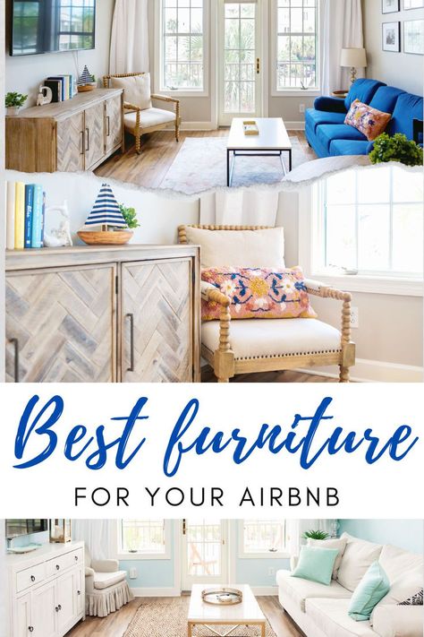 best airbnb furniture Airbnb Essentials, Short Term Rental Decor, Airbnb Listing Description, How To Prepare Your Home For Airbnb, Purchasing An Airbnb, Airbnb Vs Rental, Sofa Bed Guest Room, Rental Arbitrage Airbnb, Airbnb Design