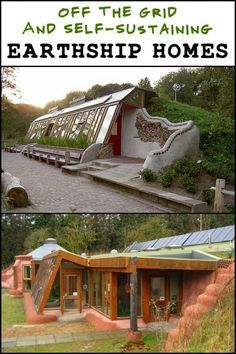 Earthship Design, Earth Sheltered Homes, Earth Bag Homes, Earthship Home, Earth Sheltered, Underground Homes, Cob House, Hobbit House, Earth Homes