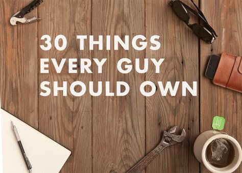 The Essential Things Every Man Should Own by the Time He's 30   In partnership with @murphygoodewine Gentleman Tips, Every Man Should Own, Gentlemans Guide, Manly Things, Essential Woodworking Tools, Manly Stuff, Men Tips, Manly Man, Art Of Manliness