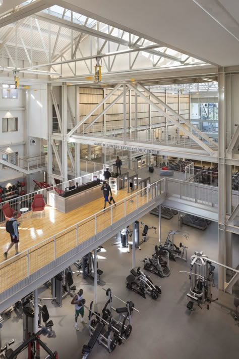 Recreation Center Architecture, Rec Center Design, Sports Training Facility, Bohlin Cywinski Jackson, Gym Architecture, Fitness Center Design, Sports Facility Architecture, Gym Plans, Sports Facility