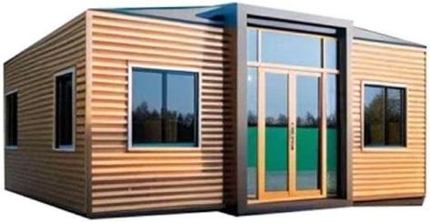 Amazon.com: Prefab Mobile Home,Tiny House to Live in,Foldable Container House Measuring 19 x 20 ft, with bedrooms,Bathroom,Kitchen and Living Area : Patio, Lawn & Garden Tiny House 3 Bedroom, Prefab Homes Affordable, Small Prefab Homes, Folding House, Prefab Modular Homes, Mobile Living, House Shed, Containers For Sale, Trailer Home