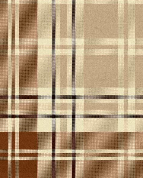 Channel the charming characteristics of traditionally woven cloth with our take on iconic tartan plaid. A simple yet personality-filled design composed of tonal stripes built up in layers, CHESTERFIELD PLAID exhibits the depths of colour historically achieved when multiple threads are combined on a loom. The supersized Busted Canvas, Neutral Patterns, Thanksgiving Wallpapers, November Mood, Fall Collage, Cherry Wood Furniture, Autumn Images, Plaid Brown, Plaid Wallpaper