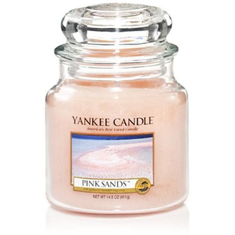 Yankee Candle Medium pink sands housewarmer candle Beach Candle Holder, Yankee Candle Pink Sands, Candles Vanilla, Yankee Candle Halloween, Vanilla Candles, Yankee Candle Wax Melts, Yankee Candle Fall, Yankee Candle Christmas, Glass Tealight Candle Holders