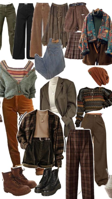 Cottagecore Outfit Ideas, Academia Outfits, Downtown Outfits, Cottagecore Outfits, Earthy Outfits, Clothes And Shoes, Really Cute Outfits, Dream Clothes, Retro Outfits