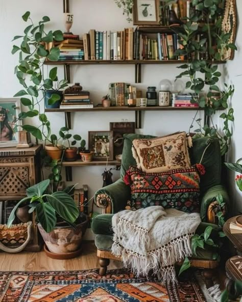 Boho Living, Boho Living Room, Apartment Inspiration, Living Room Inspo, Dream House Decor, Dream Home Design, Living Room Inspiration, 인테리어 디자인, Home Fashion