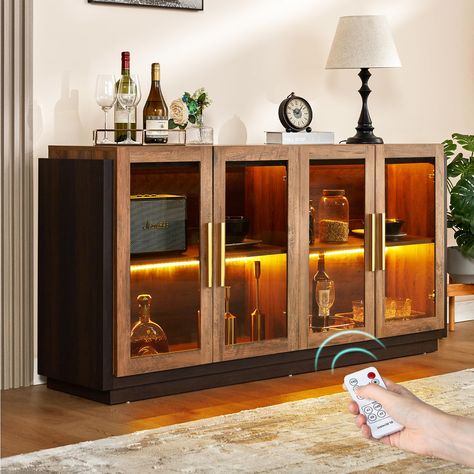 Modern wood sideboard