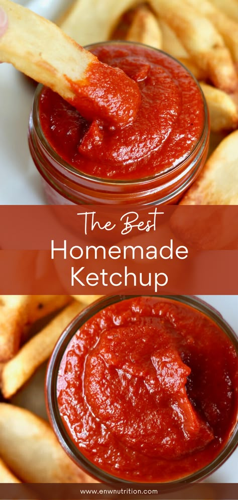 Farmstead Recipes, Canned Ketchup, Paleo Ketchup Recipe, Heinz Ketchup Recipe, Ketchup Recipes, Homemade Ketchup Recipes, Spicy Ketchup, Ketchup Recipe, Homemade Ketchup