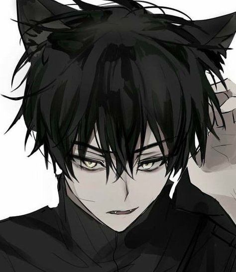 Anime Cat Boy, Neko Boy, Between Two Worlds, Anime Boy Sketch, Roleplay Characters, Boy Drawing, Dark Anime Guys, Cat Boys, Anime Cat