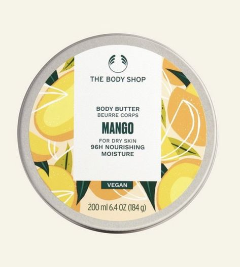 Body Shop Mango, Mango Body Butter, Body Shop Body Butter, Shea Body Butter, Theobroma Cacao, Whipped Body Butter, Mango Butter, Normal Skin, Body Moisturizer