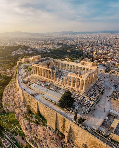 Photo by NATHAN JERMY in Acropolis - Parthenon, Athens, Greece with @athensvoice, @athensvibe, @visitgreecegr, @discoverearth, @djiglobal, @greecestagram, @droneoftheday, @discover.greece, @in_athens, @thisisathens, @greecelover_gr, @loves_greece_, @loves_athens, @athenstravel, @dronedesire, @dji_official, @droneoverview, @drones.of.earth, @alluring_athens, and @greece_uncovered. Image may contain: sky, cloud and outdoor Greece Tourist Attractions, Parthenon Greece, Ancient Greece Aesthetic, Parthenon Athens, Acropolis Greece, Greece Architecture, Cavo Tagoo Mykonos, Mykonos Beaches, Ancient Greek Architecture