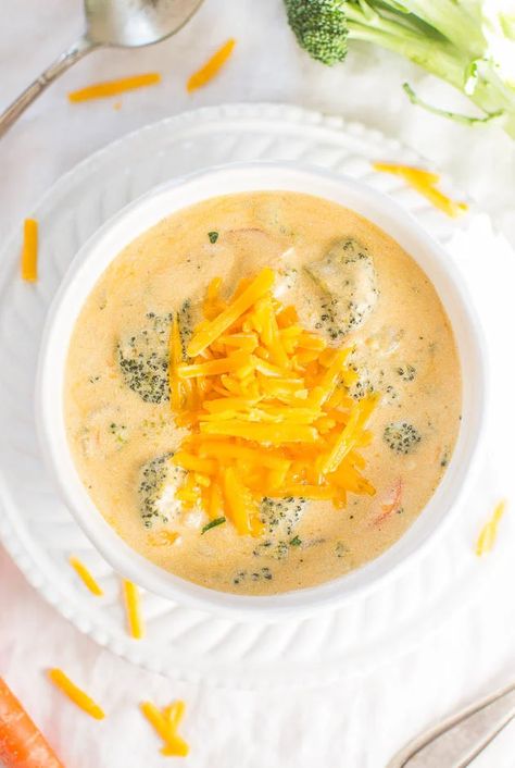 The Best Broccoli Cheese Soup (Better-Than-Panera Copycat) - Averie Cooks Best Broccoli Cheese Soup, The Best Broccoli, Best Broccoli, Averie Cooks, Restaurant Dishes, Keto Soup, Broccoli Soup, Broccoli Cheese Soup, Broccoli Cheddar Soup