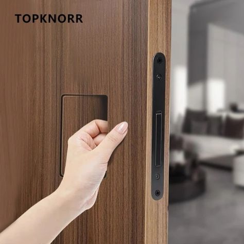 Just found this amazing item on AliExpress. Check it out! $56.82 51％ Off | Invisible Room Door Lock, Hidden Outward-opening Wooden Door Handle, Magnetic Door Handle, Indoor Silent Secret Door Lock Hidden Bathroom Door, Hidden Doors In Walls, Wooden Door Handle, Magnetic Door Lock, Wood Door Handle, Bathroom Door Locks, Door Lock System, Invisible Doors, Frameless Door