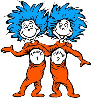 Thing 1 and Thing 2 Clipart Dr Seuss Clipart Dr Suess Thing 1 Thing 2 Printables, Thing One And Thing Two Tattoo, Dr Seuss Images, Dr Seuss Clipart, Wax Museum Project, Dr Seuss Gifts, Thing One And Thing Two, Dr Seuss Art, Thing One Thing Two