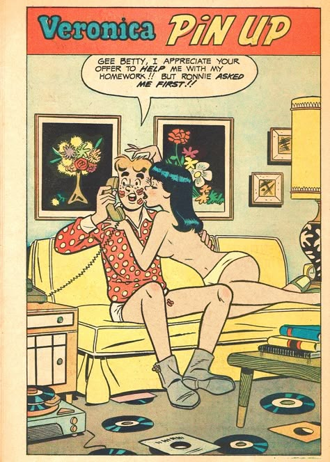 Archie Comics Veronica, Veronica And Betty, Archie And Veronica, Archie Comics Characters, Dan Decarlo, Archie Comic Books, The Archies, Archie And Betty, Betty Veronica