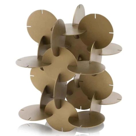 Module Design, Modern Art Sculpture, Brass Sculpture, Cardboard Sculpture, Popular Decor, Cardboard Art, Sculpture Metal, Modern Sculpture, Paper Sculpture