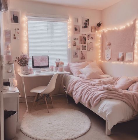 dorm wall decor dorm wall decor  ideas dorm wall decor  posters dorm wall decor ations dorm wall decor  blue dorm wall decor  diy dorm wall decor  pink dorm wall decor  pictures dorm wall decor  aesthetic Light Pink Dorm Room Ideas, Pink College Dorm Room Ideas, Pink And White Dorm Room, Girly Dorm Room Ideas, Pink Dorm Room Ideas, Decorating Dorm, Room Ideas Dorm, Pink Dorm Room Decor, Dorm Room Color Schemes