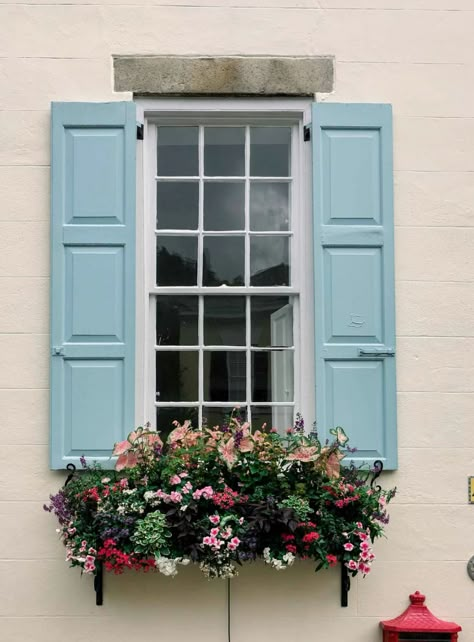 Window Flower Boxes, Patio Refresh, Cottage Core Home, Victorian Windows, Window Box Garden, Window Planter, House Window Design, Box Garden, Serene Garden