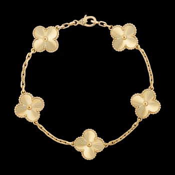 Bracelets - Van Cleef & Arpels Alhambra Van Cleef, Gold Vans, Van Cleef & Arpels, Luxe Jewelry, Detailed Jewelry, Leaf Bracelet, Jewelry Lookbook, Gold Plated Bracelets, Van Cleef Arpels