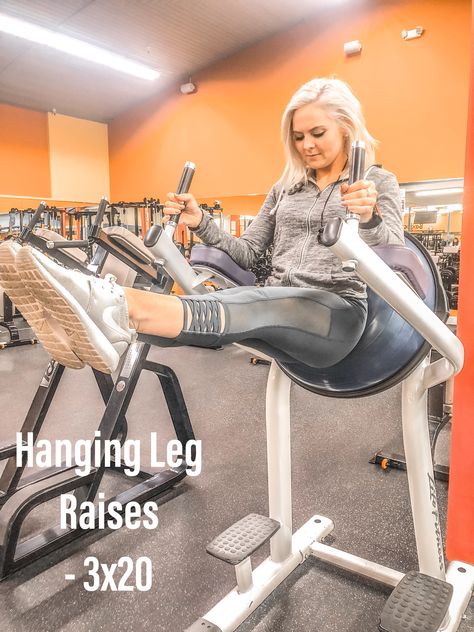 Hanging leg raises Abs Cardio, Hanging Leg Raises, Leg Raise, Leg Raises, Workout Schedule, Ab Workout, Abs Workout, Cardio, Stationary Bike