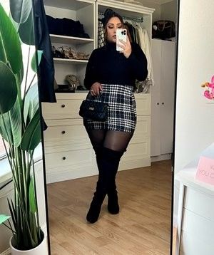 Curvy Casual Outfits, Outfit Date, Outfits Gorditas, Plus Size Winter Outfits, Plus Size Baddie Outfits, Plus Size Fall Outfit, Plus Size Fall Fashion, Looks Country, Look Plus Size