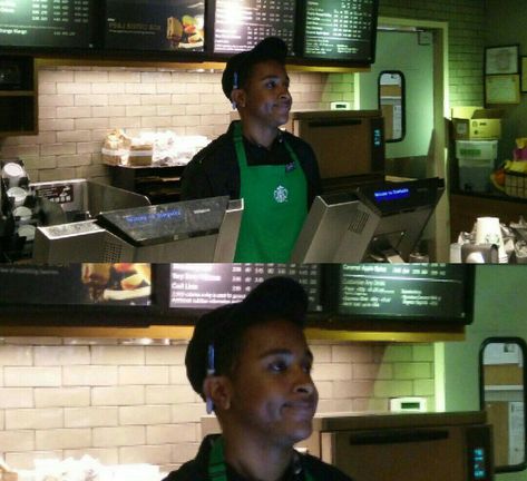 Starbucks Barista Memes, Starbucks Employee Outfit, Starbucks Outfit Barista, Starbucks Barista Outfit, Barista Memes, Starbucks Dress Code, Starbucks Barista Training, Barista Humor, Starbucks Memes