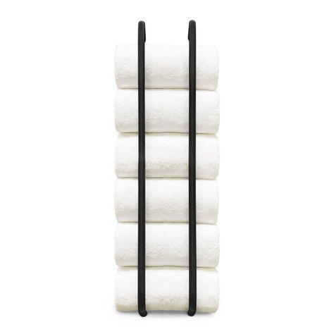 Bathroom towel rack