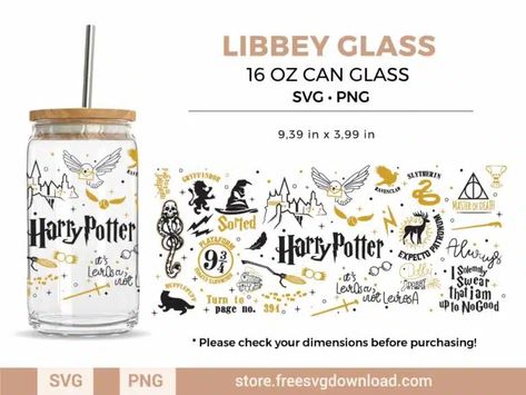 Glass Cup Diy Ideas, Mug Svg Ideas, Free Beer Can Glass Svg, Harry Potter Cups Designs, Free Glass Can Svg, Free Glass Wrap Svg, Libbey Glass Can Svg Free, Libby Cup Designs Free, Sublimation Glass Tumbler Ideas