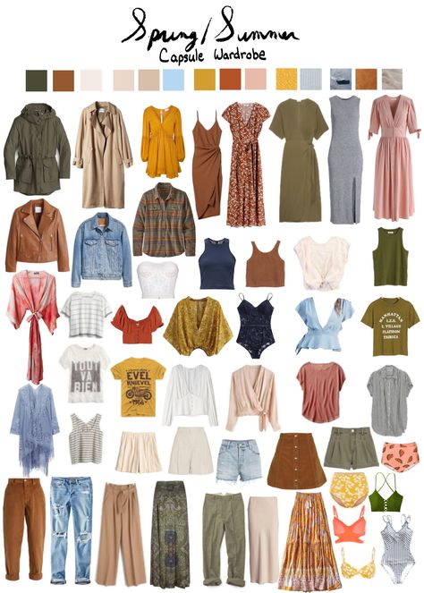 Casual Capsule Wardrobe Spring 2023, Interesting Capsule Wardrobe, Southern Capsule Wardrobe, Madewell Style 2023, Bright Color Capsule Wardrobe, Unique Capsule Wardrobe, Artsy Capsule Wardrobe, Earthy Capsule Wardrobe, Earthy Spring Outfits