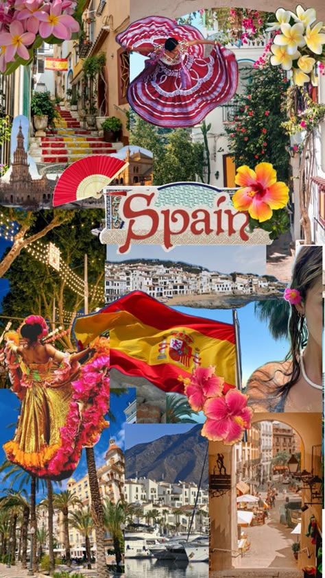 spain sun ocean sea fun summer vacation country homecountry  holiday tan Spain Aesthetics, European Summer Aesthetic, Spain Aesthetic, Parisian Look, Travel Collage, Wallpaper Iphone Summer, Travel Inspiration Destinations, Travel Wallpaper, Art Wallpaper Iphone