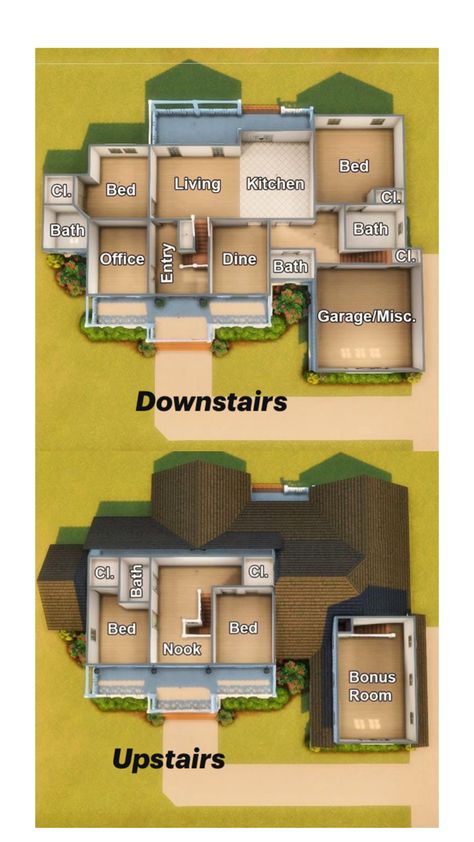 Sims 4 Houses Layout, Sims Challenge, Sims Freeplay Houses, Sims 4 Challenges, Sims 4 House Plans, Sims 4 House Building, House Floor Design, Small House Floor Plans, Sims 4 House Design