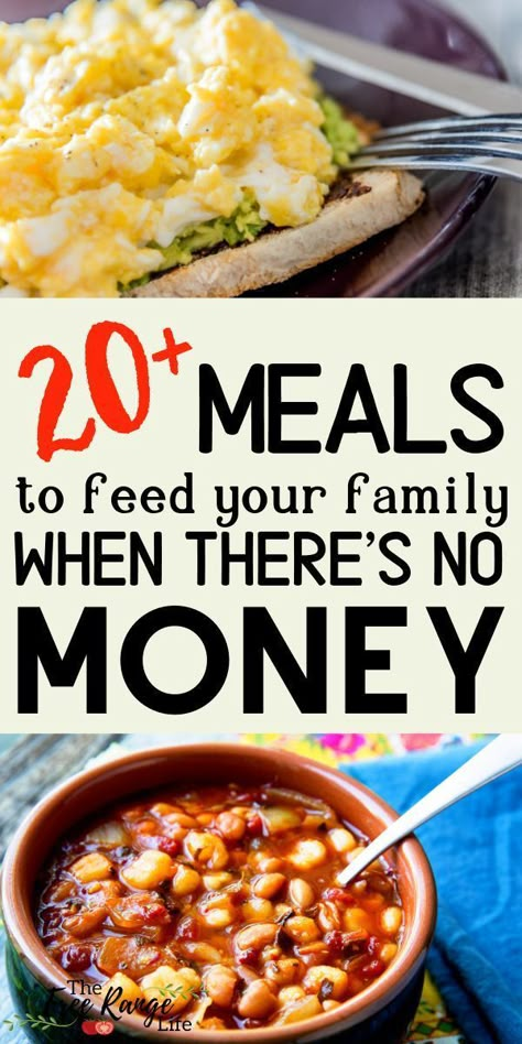 Dinner When Youre Broke, Ultra Cheap Meals, Cheap Family Lunch Ideas, Healthy Frugal Meals Families, Broke Recipes Cheap Meals, Very Cheap Dinners, Money Saving Meals For Family, Frugal Meals For Four, Broke Meals Families