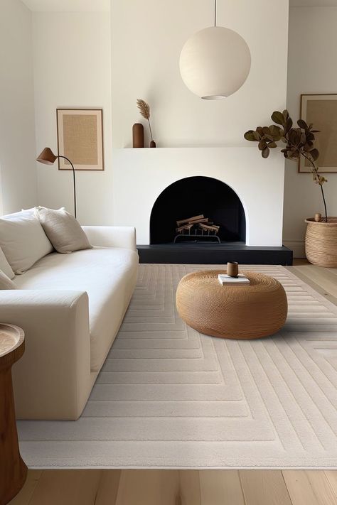 The perfect rug can help to create a flawless and stylish look. Check out some tips for it. Geometric Rug Design, Scandinavian Look, Scandinavian Design Living Room, Living Room Scandinavian, Perfect Rug, Abstract Rug, White Rug, White Area Rug, Rug Design