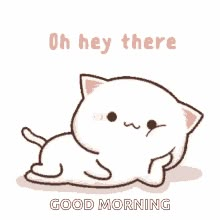 Cuddling Gif, Cute Good Morning Gif, Mochi Cat, Mochi Peach Cat, Good Morning Cartoon, Peach And Goma, Peach Cat, Milk And Mocha, Chibi Cat