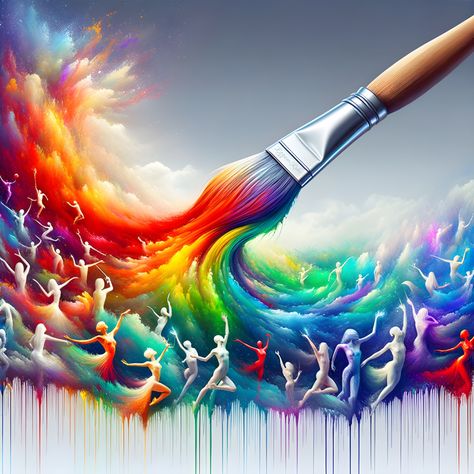 🎨🌈Transformation || New Release🌈🎨 "The painter has the Universe in his mind and hands." - Leonardo da Vinci OWN IT! 👉 [https://tinyurl.com/46bh68fp] #painter #artist #vibrant #dancing #dancingqueen #drippingpaintart Rainbow Photography Nature, Dripping Paint Art, Transformation Art, Band Tattoos For Men, Black Art Tattoo, Dancing Art, Alphabet Names, Rainbow Photography, African Art Paintings