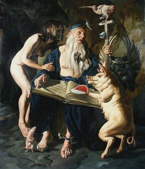 Temptation Of St Anthony, Baroque Painting, St Anthony, Magic Realism, Magic Aesthetic, Great Paintings, Scary Art, Fantastic Art, Dark Art