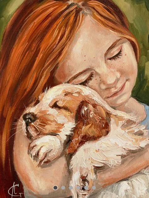 Acyrlic Painting, Painting Portfolio, Animal Paintings Acrylic, Dog Portraits Painting, Original Canvas Art, Acrylic Art Projects, Girl Painting, Beautiful Art Paintings, Animal Artwork