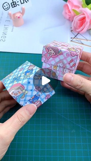 Minimalistic Candles, Paper Box Tutorial, Origami Box With Lid, Bucket Crafts, Ornaments Simple, Origami Box Tutorial, Origami Gift Box, Paper Box Diy, Gift Boxes With Lids