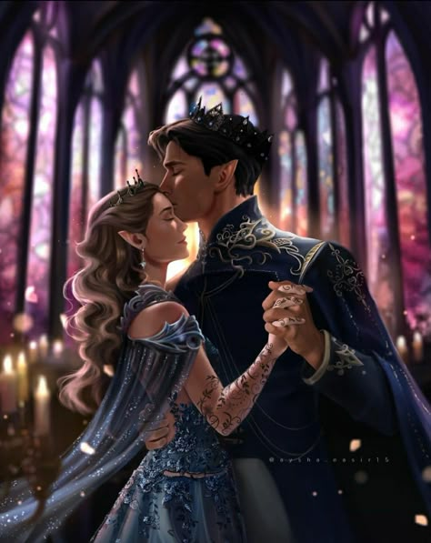 Acotar Fanart, Wedding Fotos, Sjm Universe, Feyre And Rhysand, A Court Of Wings And Ruin, Fantasy Couples, Acotar Series, Court Of Mist And Fury, Sarah J Maas Books