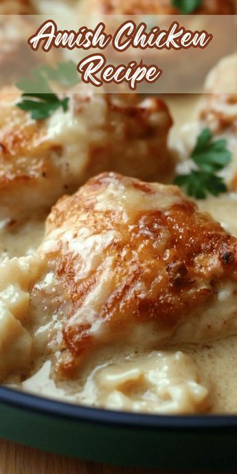 Amish Chicken Recipe Amish Meals Dinners, Amish Wedding Chicken, Good Baked Chicken Recipes, Amish Baked Chicken, Chicken Pieces Recipes Dinner Tonight, Chicken Recipes From Frozen, Amish Recipes Authentic Dinner, Jessica O'donohue Recipes, Amish Dinner Recipes