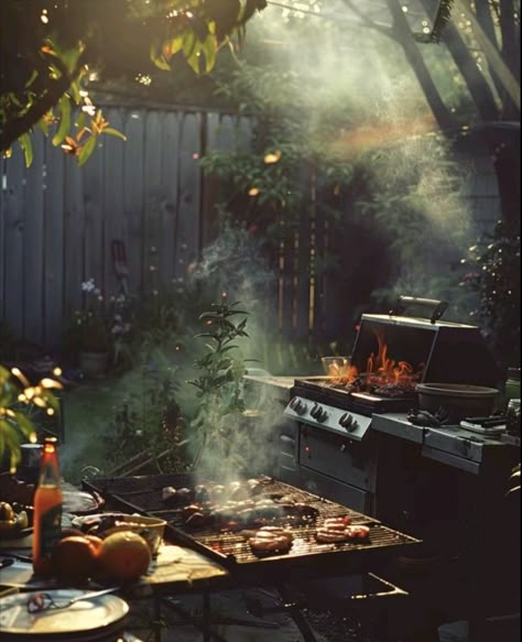 Outdoor Bbq Aesthetic, Grill Aestethic, Grill Astethic, Grilling Out Aesthetic, Backyard Bbq Party Aesthetic, Cookout Aesthetic Black, Backyard Cookout Aesthetic, Bbq Asthetic Picture, Bbq Friends Aesthetic