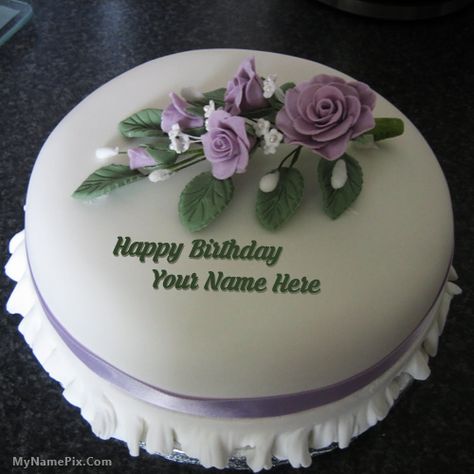 Best #1 Website for name birthday cakes. Write your name on Icecream Rose Birthday Cakes picture in seconds. Make your birthday awesome with new happy birthday greetings cakes. Get unique happy birthday cake with name. Happy Birthday Cakes For Women, Happy Birthday Cake Writing, Rose Birthday Cake, Happy Birthday Image, Rosé Birthday Cake, Happy Birthday Chocolate Cake, Birthday Cake Write Name, Friends Birthday Cake, Birthday Cake Writing