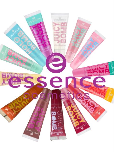 Make up essence Juice Bomb Essence Lipstick, Make Up Essence, Essence Products, Essence Make Up, Essence Makeup, Essence Cosmetics, Baby Lips, Preppy Christmas, Juicy Lips