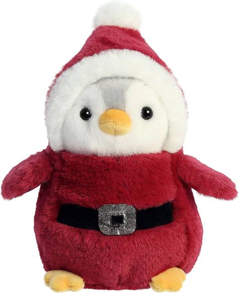 Aurora World Pompom Penguin - 7" Santa, Red (99191), Animals - Amazon Canada Penguin Soft Toy, Santa Costume, Santa Outfit, Christmas Penguin, Father Christmas, Santa Hat, Soft Toy, Animals For Kids, Stuffed Animal