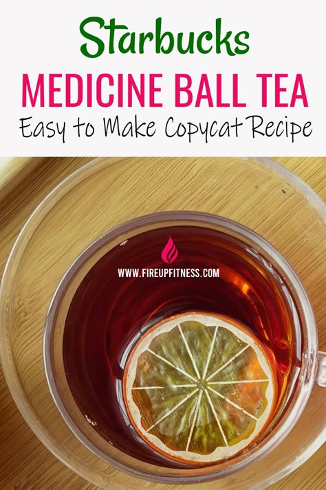 How to Make Copycat Starbucks Medicine Ball Tea at Home Cold Green Tea Drinks, Diy Starbucks Medicine Ball Tea, Starbucks Medicine Ball Tea Recipe, Medicine Ball Tea Recipe, Medicine Ball Tea Starbucks, Starbucks Drink At Home, Cold Remedy Tea, Honey Citrus Mint Tea, Starbucks Teas Drinks